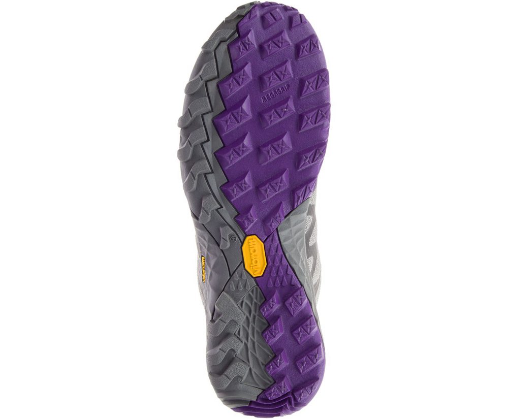 Merrell Boots Grey/Purple - Siren 3 Mid Waterproof - Womens 54YBDGCXT